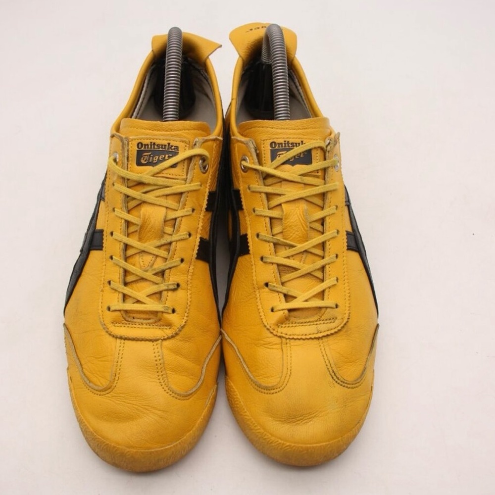 Onitsuka Tiger by Asics Men's Yellow and Black Sneakers - Picture 5 of 7